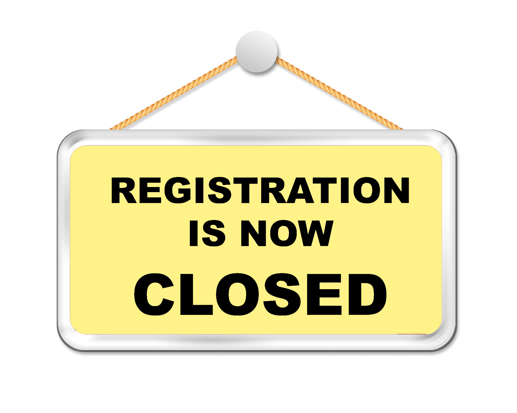 Registration is now closed